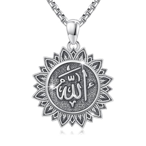 Collier Allah en argent pour affirmer votre foi au quotidien avec élégance