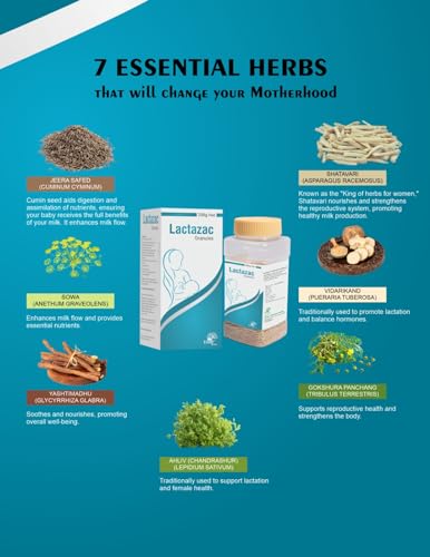 Elzac Herbals Lactazac Granules - Shatavari Powder - Breast Feeding Supplement – Increase Milk supply - Lactation Supplement for Women - Mothers -... - Image 5