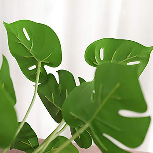 Aisamco 2 Pezzi Piante di Palma Artificiali Foglie...