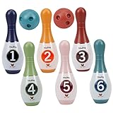 OSOLADY Set De Bowling pour Garçon Fille avec Quilles Et Boules Jeu Intérieur Éducatif ...