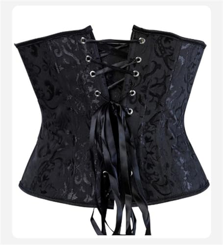 Espartilho feminino de cetim sob o busto corpete modelador de cintura plus size modelador corporal,