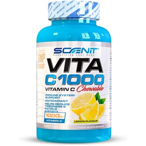 Scenit Vitamina C 1000 mg masticable con sabor a limón Cover
