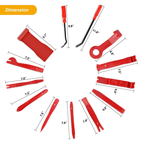 Image of GOOACC Car Door Clip Panel Audio Video Dashboard Dismantle Kits Installer Pry Tool