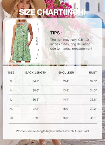 Image of VIISHOW Womens Round Neck 3 /4 Sleeves A-line Casual Tshirt Dress with Pocket