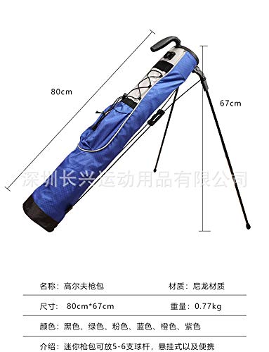 Golftasche Pencilbag Golf-Beutel-Halter-Beutel-Golf-wasserdichte Beutel-Licht tragbare Tasche Pencilbag Reisebag (Color : Orange)