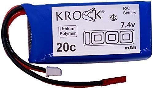 KROCK 7.4v 1000mah 20c Battery for WL Toys V912 RC Helicopter
