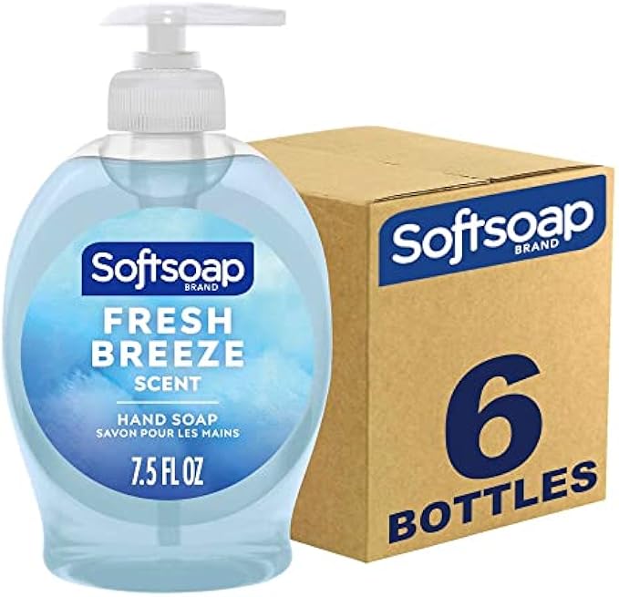 Softsoap Liquid Hand Soap, Fresh Breeze - 7.5 Fl Oz (Pack of 6)