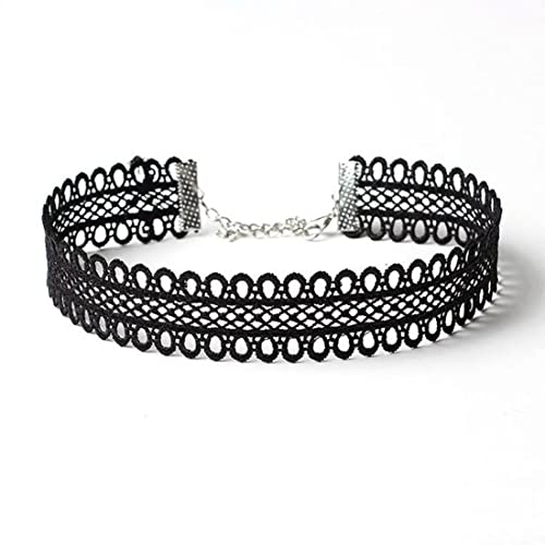 Prosy Halskette aus schwarzem Samt, gotisch, verstellbar, für Frauen und Mädchen