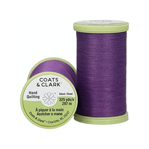 Coats Dual Duty Plus Hand Quilting Thread 325Yd, Deep Violet #TOP8