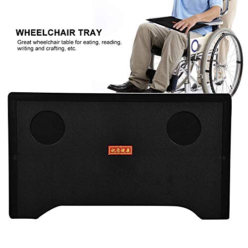 Mhkgioa Wheelchair Tray - Detachable Wheelchair Lap Desk With Cup Holder - Universal Wheelchair Table Accessories For Eating,Reading & Resting #TOP2