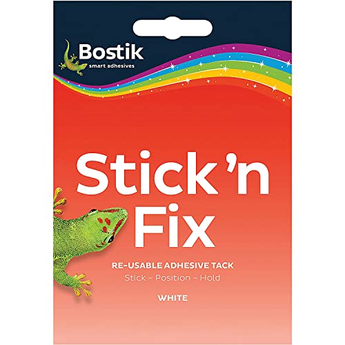 Bostik Stick N Fix Re-Usable White Tack 55G (Pack Of 12) 801219