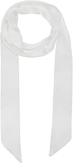 Solid Color Scarf for Women, Ribbon Neckerchief Girls Skinny Necktie, Accessory for Handbag, Hairband, Belt