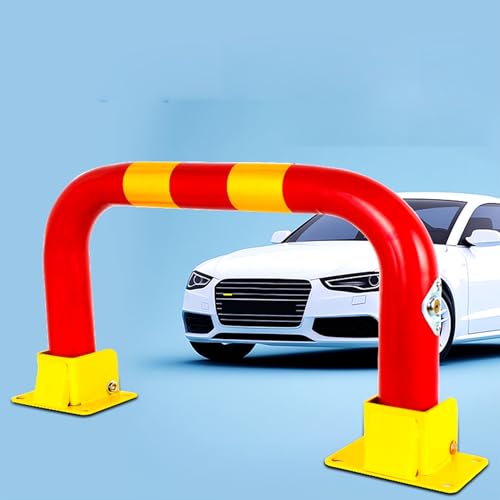 FYRDTNG Bloqueador De Espacio De Estacionamiento, Bollard De Seguridad Pesado-Duty Plegable, Poste - Bollard De Seguridad Montado En El Suelo con Tuercas, Bollard De Estacionamiento
