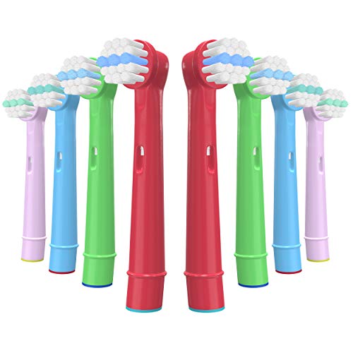 YanBan Kids Electric Toothbrush Heads for Oral B, Replacement Brush Heads Kid Brush Heads for Braun Compatible Sensitive Clean, Professional Care, Advanced Power