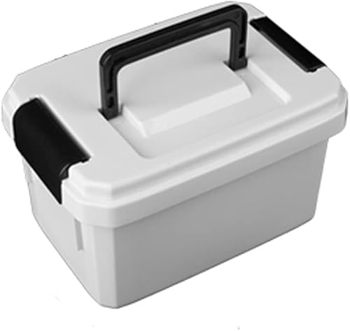 LMMDDP - Caja de almacenamiento de accesorios para equipo de pesca, caja de almacenamiento de plástico multifuncional