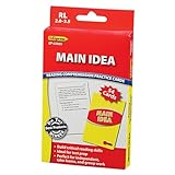 Edupress Reading Comprehension Practice Cards, Main Idea, Red Level (EP63065) Medium