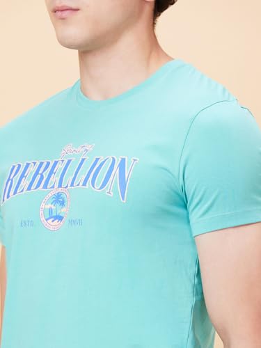 Image of Being Human Coffee Regular Fit Round Neck Men's T-Shirt Clothing