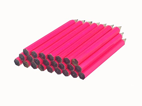 Lápices de grafito HB rosa neón pack 48 sin borrador miniatura 2