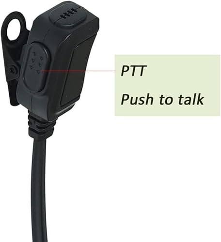 Miniatura 5 de CLS 1110 Auricular para Motorola, tubo acústico compatible con cp200d cp200 cls1110 rdm2070d cls1410 cp185 walkie talkie 2 vías radio paquete de 10