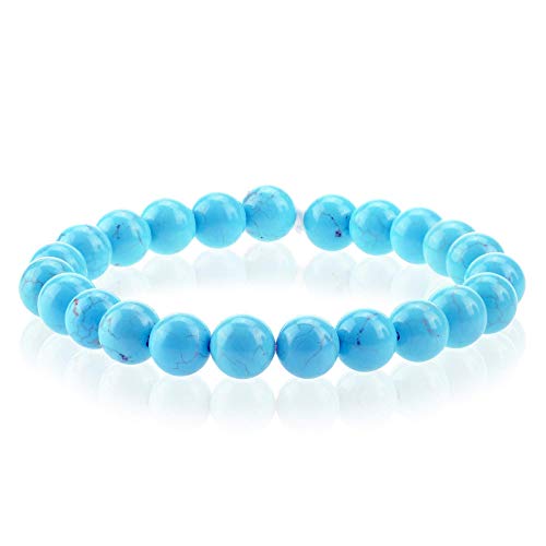 Turquoise Bracelet, Balance Bracelet, Unisex Bracelet, Yoga Bracelet Chakra Bracelet, Blue Gemstone Bracelet, Turquoise Jewelry Genuine natural stone bracelet, semi precious stone bracelet Gift
