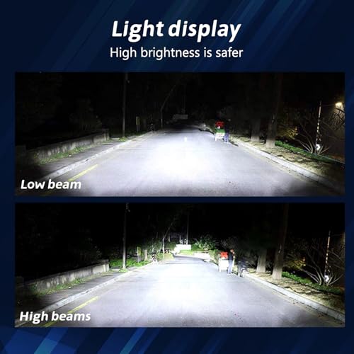 LED Car Headlights With Built-In Driver 6000K Front Headlight White Light 9006 2PC Headlight - Image 5