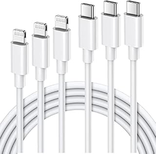Quntis USB C to Lightning Cable MFi Certified, 3Pack 1+2+3m iPhone 12 Fast Charging Cable Power Delivery Lightning to Type C Charger Cord for iPhone 12 Pro Max/11 Pro/X/XS/XR/8 Plus/iPad/AirPods Pro