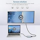 ABLEWE USB 3.0 to HDMI Adapter, Upgraded Aluminum HDMI to USB Audio Video Graphics Converter Cable for PC Laptop Monitor Projector Desktop TV,Support Mac OS,Windows 10/8.1/8/7 - Image 5