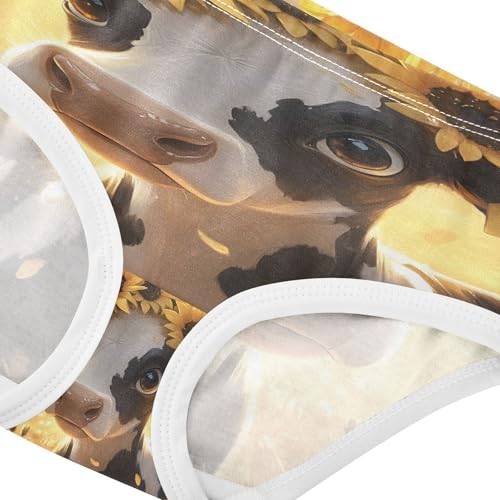Cute Cow Sunflower Toddler Girls's Underwear 2T 202b86644