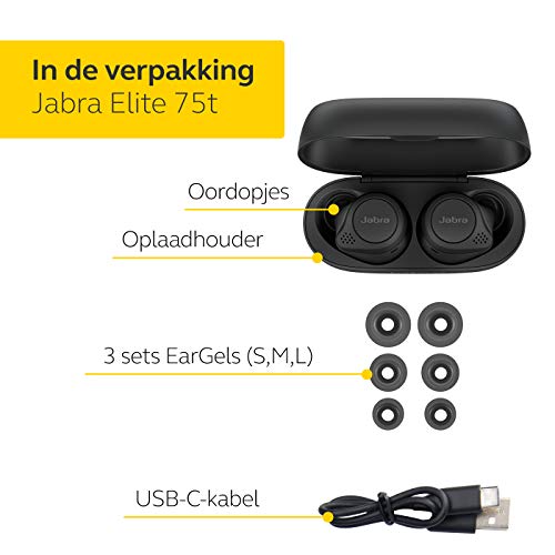 Jabra Elite 75t Oordopjes - Ruisonderdrukking