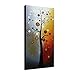 Wieco Art - Life Tree Large Modern Abstract Flowers Artwork 100% Hand Painted Floral Oil Paintings on Stretched and Framed Canvas Wall Art Ready to Hang for Living Room Bedroom Home Decorations