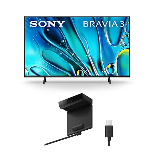 Sony 43 Inch 4K Ultra HD TV BRAVIA 3 LED Smart Google TV BRAVIA CAM (CMU-BC1) Compatible with Select 2022