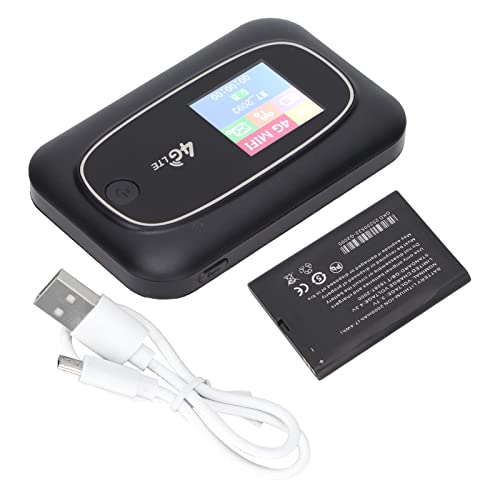 Image of Portable 4G LTE WiFi Hotspot with LED Display SIM Slot Compact Travel Router for Phones Laptops and Tablets Lightweight Mobile Internet Device for Global Travel