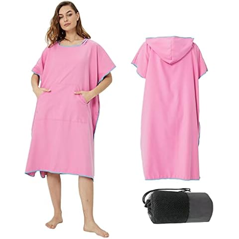 Carreuty Microfiber Changing Robe with Hood Cover