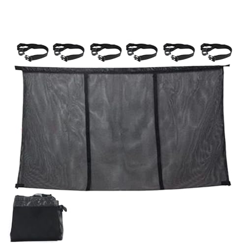 Red de almacenamiento para piscina resistente – Soporte para dispositivos de natación, juguete colgante grande, anticaída y eliminación de suciedad, organización de limpieza en el patio trasero