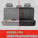 Motor Trend M268 SpillGuard wodoodporny pokrowiec na tylną kanapę, ochraniacz na tylne siedzenie z wyściółką neoprenową, pokrowiec na tylne siedzenie dla dzieci i psów, pokrowce na wnętrze samochodu