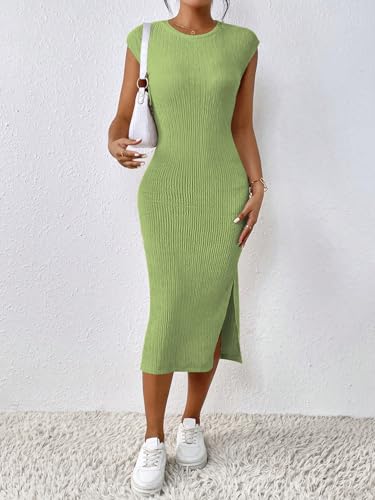 Sugathari pista green dress – image 5