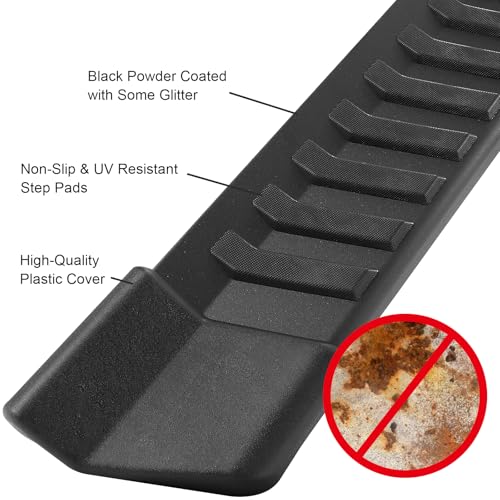 Comnova Autopart 25525V6-BLK Comnova Pair Running Board Nerf Bar Compatible thumb #6