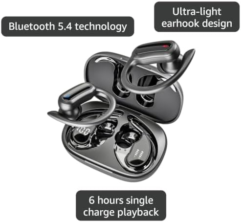 TRAUSI Bluetooth Headphones IP7 Waterproof