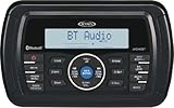 Jensen JHD40BT AM/FM/WB/USB Bluetooth Stereo w/ Streaming Audio (A2DP) & Controls (AVRCP), iPod/iPhone Ready, 160W (4x40W) Maximum Power, 7-Channel NOAA Weatherband Tuner, Waterproof (IPX6) (Renewed)