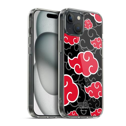 Image of Head Case Designs Officially Licensed Naruto Shippuden Akatsuki Iconic Gel Case [Military Grade Protection] Compatible with Apple iPhone 15 Plus and Compatible with MagSafe