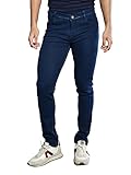 Lzard Men's Slim Jeans (LJ250B_Dark Blue_36)