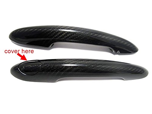 Atex Dry Carbon Fiber Door Handle Cover Stickers Kit For Mini Cooper F55/F56 Lhd 2014 Up #TOP1