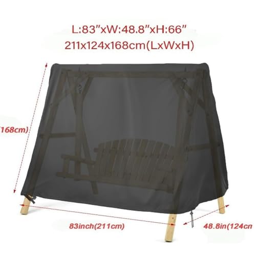 Funda para columpio que evita cojines mojados protector exterior impermeable con cordón 3