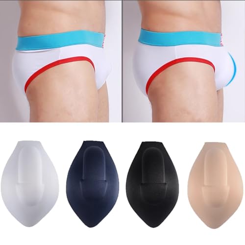 Men's Enhancer Underwear Pad,3D Pouch Bulge Pads for Swimwear & Underwear,Front Padded Push Up Briefs Pad4