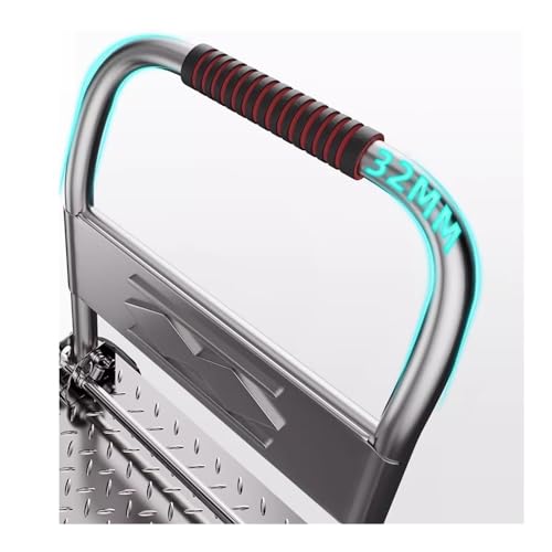 Carretilla plegable de acero industrial grande miniatura 7