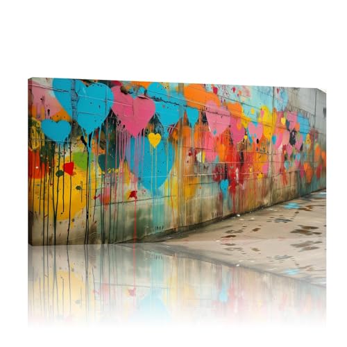 Impressions murales de Banksy grand format pour salon moderne