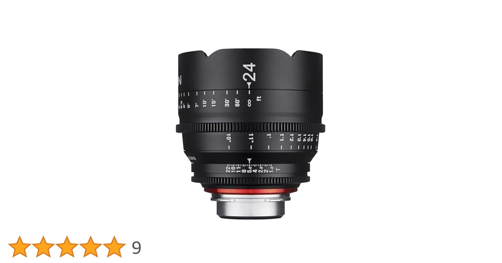プロシネマレンズ XEEN 24mm T1.5（単焦点プライムレンズ） 24mm T1.5 Wide Angle XEEN Pro Cinema Lens - Rokinon Lenses