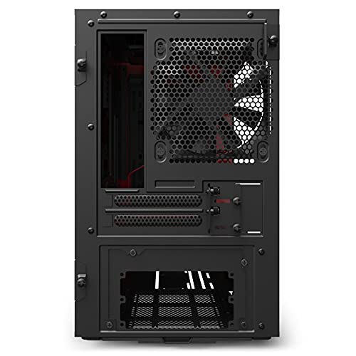 Gabinete H210I Matte Black/Red - Ca-H210I-Br