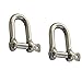 304 Stainless Steel M4Shackle, 5/32