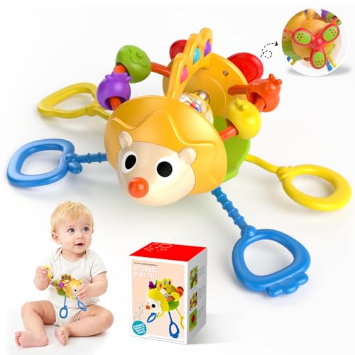 usrela Silicone Fruit Pull String Toy